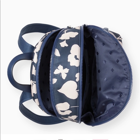 KATE SPADE KARISSA NYLON GARDEN VINE MEDIUM BACKPA - Picture 4 of 16